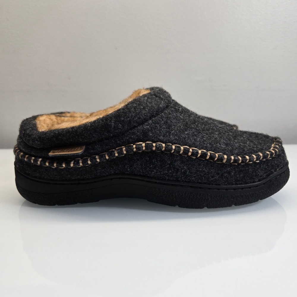 Zigzagger Slipper 7-8 Moccasin Slip On House Shoe Cozy Indoor Outdoor Warm Fuzzy
